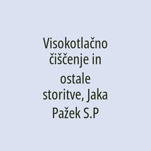 Visokotlačno čiščenje in ostale storitve, Jaka Pažek S.P - Logotip