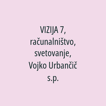 VIZIJA 7, računalništvo, svetovanje, Vojko Urbančič s.p. - Logotip