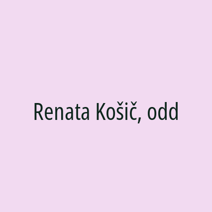 Renata Košič, odd - Logotip