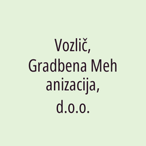 Vozlič, Gradbena Mehanizacija, d.o.o. - Logotip