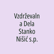 Vzdrževalna Dela Stanko Nišić s.p. - Logotip