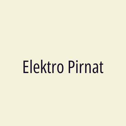 Elektro Pirnat