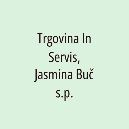 Trgovina In Servis, Jasmina Buč s.p. - Logotip