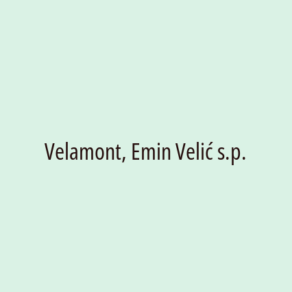 Velamont, Emin Velić s.p. - Logotip