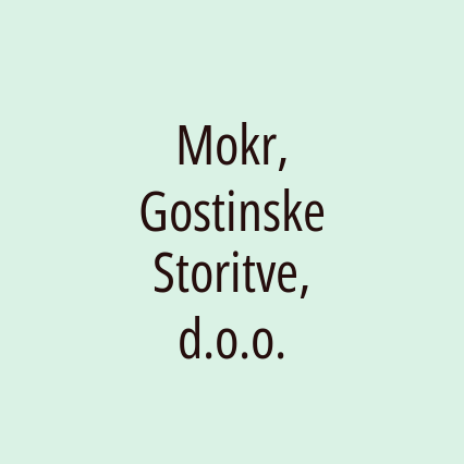 Mokr, Gostinske Storitve, d.o.o. - Logotip