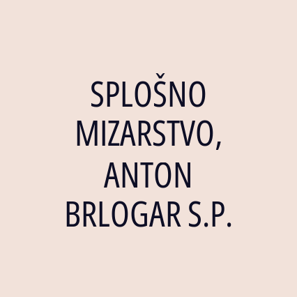 SPLOŠNO MIZARSTVO, ANTON BRLOGAR S.P. - Logotip