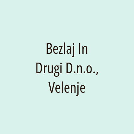 Bezlaj In Drugi D.n.o., Velenje - Logotip