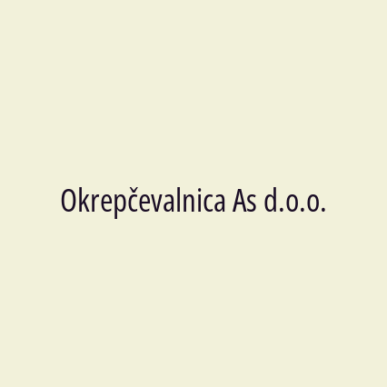 Okrepčevalnica As d.o.o.