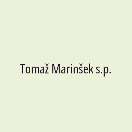 Tomaž Marinšek s.p.