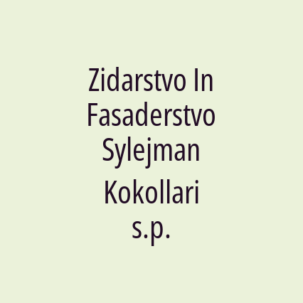 Zidarstvo In Fasaderstvo Sylejman Kokollari s.p. - Logotip