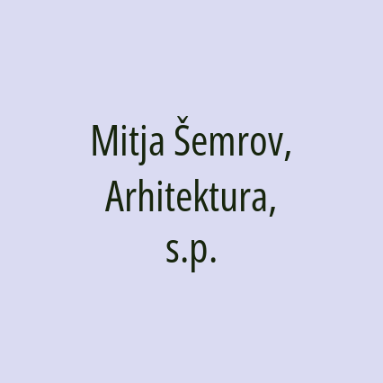 Mitja Šemrov, Arhitektura, s.p. - Logotip