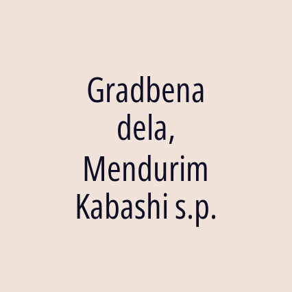 Gradbena dela, Mendurim Kabashi s.p. - Logotip