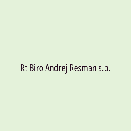 Rt Biro Andrej Resman s.p.