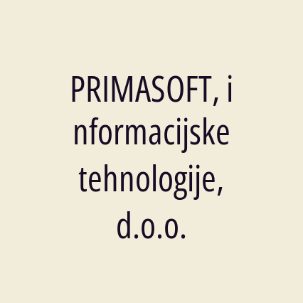 PRIMASOFT, informacijske tehnologije, d.o.o.