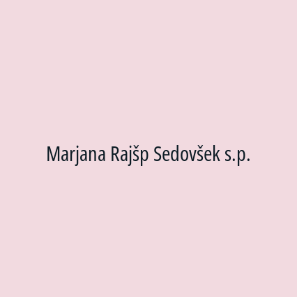 Marjana Rajšp Sedovšek s.p. - Logotip