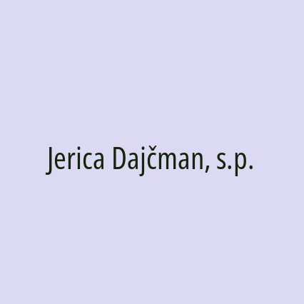 Jerica Dajčman, s.p.