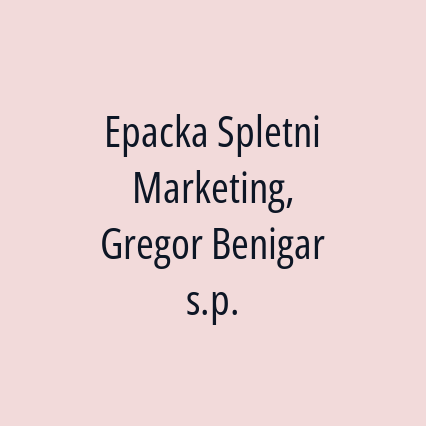 Epacka Spletni Marketing, Gregor Benigar s.p.