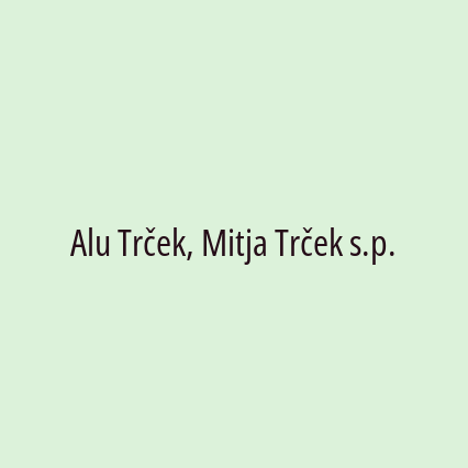 Alu Trček, Mitja Trček s.p. - Logotip