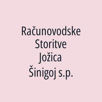 Računovodske Storitve Jožica Šinigoj s.p. - Logotip