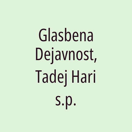 Glasbena Dejavnost, Tadej Hari s.p. - Logotip