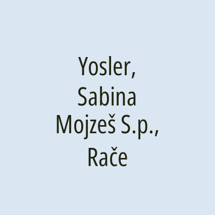 Yosler, Sabina Mojzeš S.p., Rače - Logotip