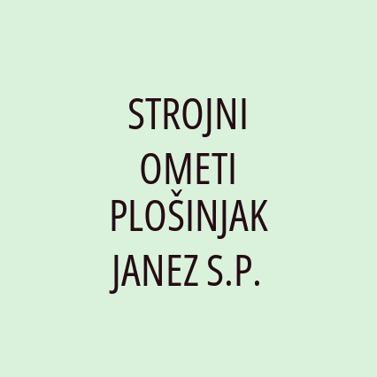 STROJNI OMETI  PLOŠINJAK JANEZ S.P. - Logotip