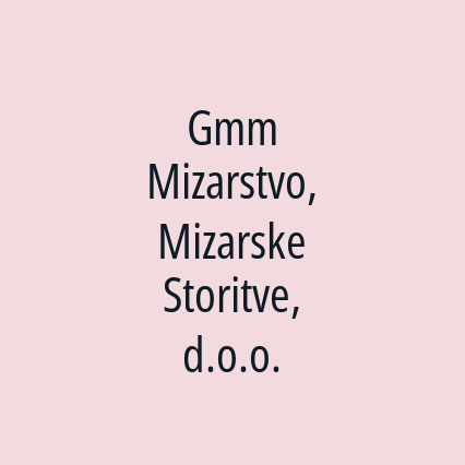 Gmm Mizarstvo, Mizarske Storitve, d.o.o. - Logotip