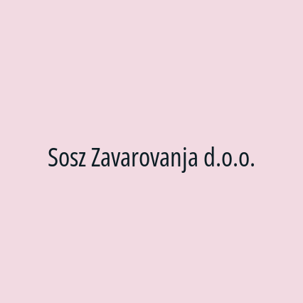 Sosz Zavarovanja d.o.o.