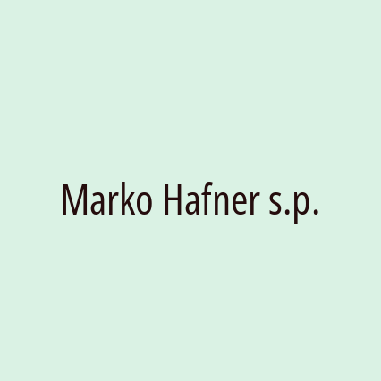 Marko Hafner s.p.