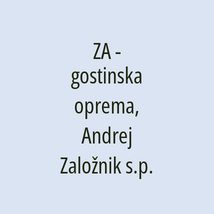 ZA - gostinska oprema, Andrej Založnik s.p. - Logotip