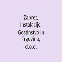 Zabret, Instalacije, Gostinstvo In Trgovina, d.o.o. - Logotip