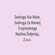 Zadruga Via Vitae, Zadruga Za Razvoj Trajnostnega Načina Življenja, Z.o.o. - Logotip