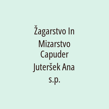 Žagarstvo In Mizarstvo Capuder Juteršek Ana s.p. - Logotip