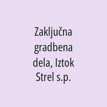 Zaključna gradbena dela, Iztok Strel s.p. - Logotip