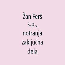 Žan Ferš s.p., notranja zaključna dela - Logotip