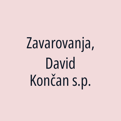 Zavarovanja, David Končan s.p. - Logotip