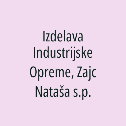 Izdelava Industrijske Opreme, Zajc Nataša s.p. - Logotip