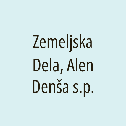 Zemeljska Dela, Alen Denša s.p. - Logotip