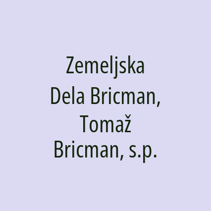 Zemeljska Dela Bricman, Tomaž Bricman, s.p. - Logotip