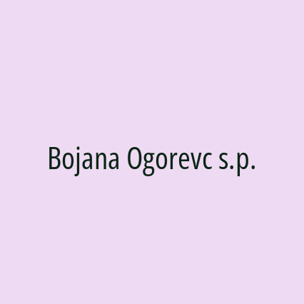 Bojana Ogorevc s.p. - Logotip