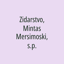 Zidarstvo, Mintas Mersimoski, s.p. - Logotip