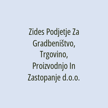 Zides Podjetje Za Gradbeništvo, Trgovino, Proizvodnjo In Zastopanje d.o.o. - Logotip