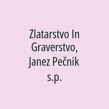 Zlatarstvo In Graverstvo, Janez Pečnik s.p. - Logotip