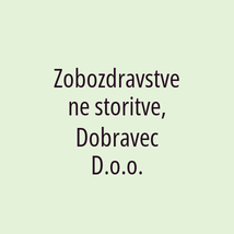 Zobozdravstvene storitve, Dobravec D.o.o. - Logotip