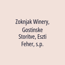 Zoknjak Winery, Gostinske Storitve, Eszti Feher, s.p. - Logotip