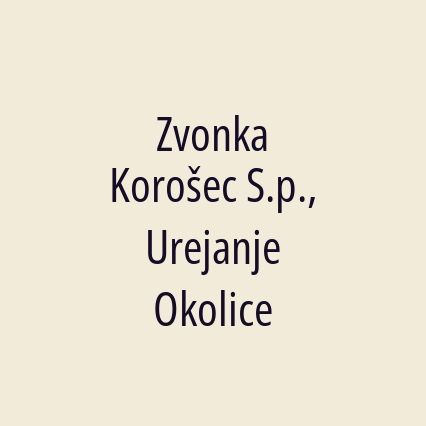 Zvonka Korošec S.p., Urejanje Okolice - Logotip