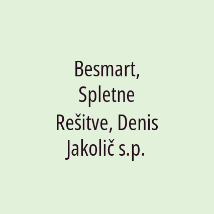 Besmart, Spletne Rešitve, Denis Jakolič s.p. - Logotip